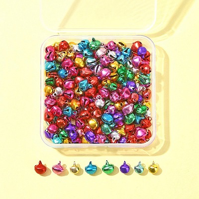 200Pcs 2 Styles Aluminum Bell Charms FIND-FS0003-80-1