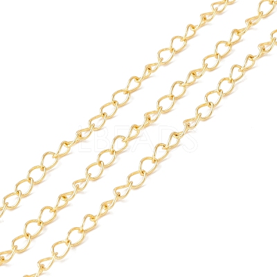 3.28 Feet Brass Curb Chains X-CHC-O001-02G-1