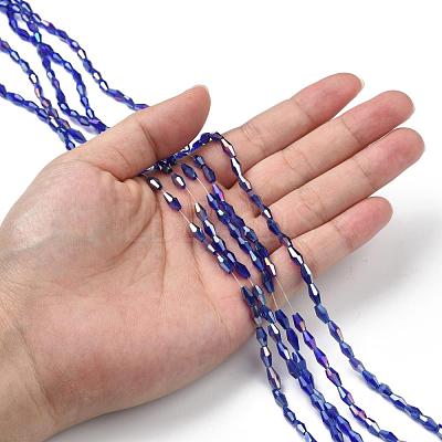 Opaque Glass Beads Strands GLAA-P001-04A-05-1