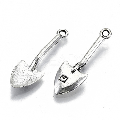 Tibetan Style Alloy Pendants X-TIBEP-N009-010-RS-1