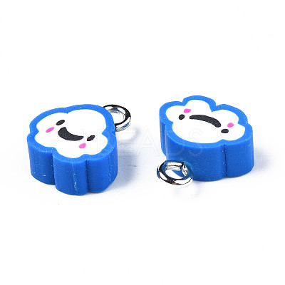 Handmade Polymer Clay Charms LS-CLAY-N006-37B-01B-1