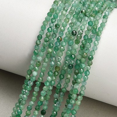 Natural Emerald Beads Strands GG-CBA77FB-B13-2mm-1