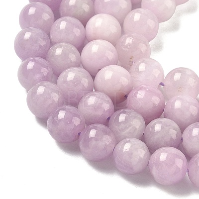 Natural Kunzite Beads Strands G-H313-01B-8mm-1