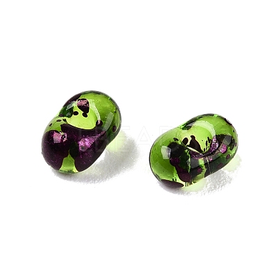 Picasso Spray Painted Glass Seed Beads SEED-T006-04-17-1
