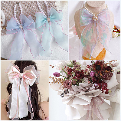 Organza Ribbons AJEW-CY0002-42C-1