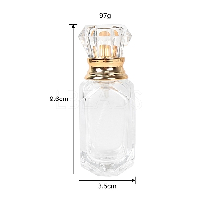 Refillable Glass Spray Empty Bottles PW-WG45259-01-1