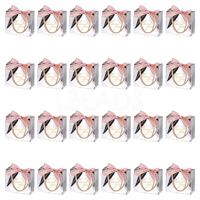 Folding Paper Gift Bags with Handle ABAG-WH0045-22-1