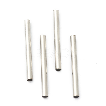 Tarnish Resistant 304 Stainless Steel Tube Beads STAS-H158-A04-P-1