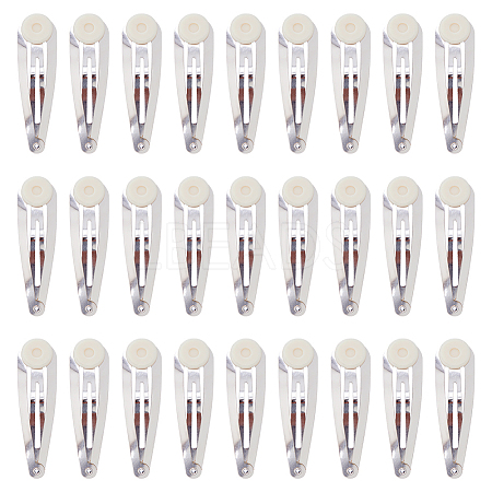 70Pcs Alloy Snap Hair Clip Finding AJEW-SC0003-36-1