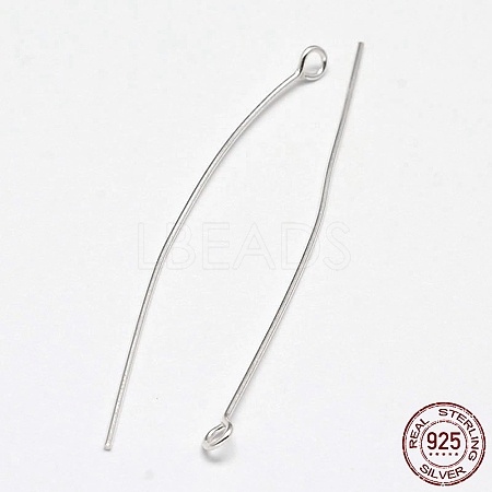 925 Sterling Silver Eye Pins STER-F018-02B-01-1
