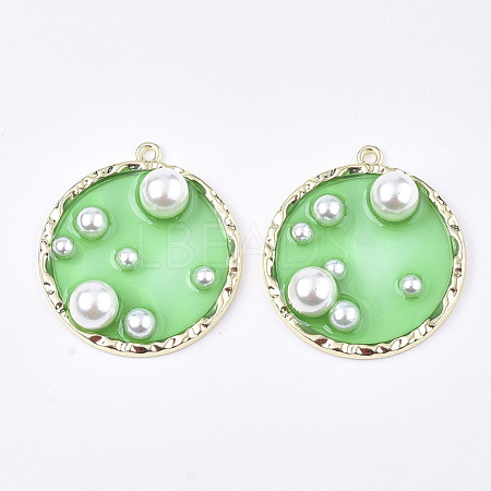 Epoxy Resin Pendants RESI-S365-84E-1