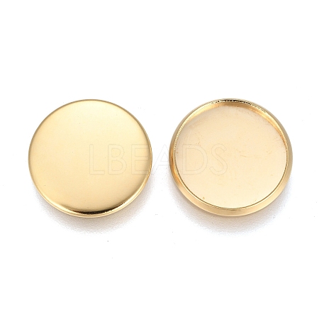 304 Stainless Steel Plain Edge Bezel Cups LS-X-STAS-E460-10G-14MM-1