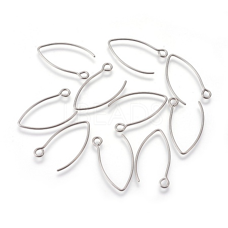 Tarnish Resistant 304 Stainless Steel Earring Hooks STAS-O119-03P-1