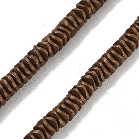 Electroplated Synthetic Non-magnetic Hematite Beads Strands G-H020-M01-18-1