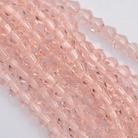 Bicone Glass Beads Strands X-EGLA-P016-4mm-10-1