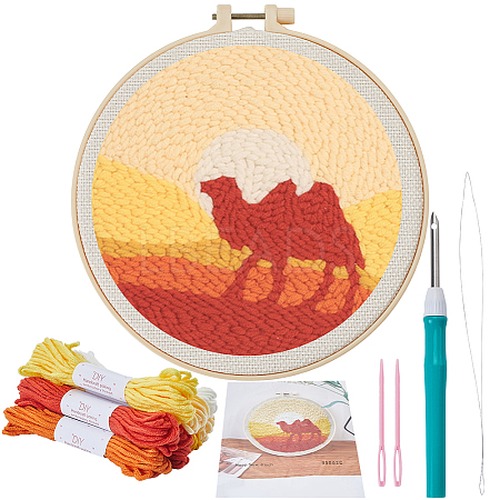 Punch Embroidery Starter Kits DIY-WH20007-13A-1