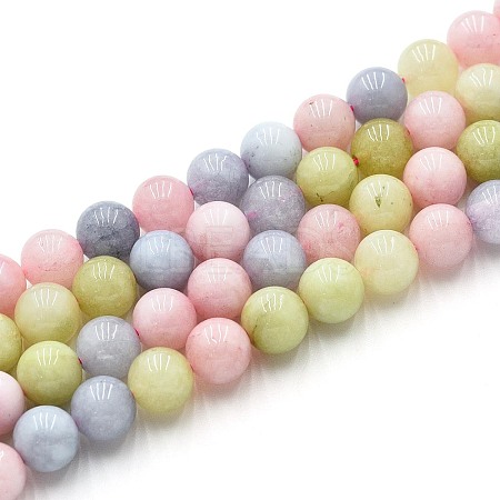 Natural Quartz Beads Strands G-N355-8mm-12-1