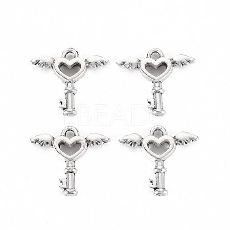 Tibetan Style Alloy Charms TIBEP-N011-022-1