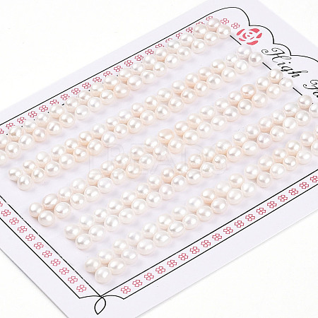 Grade 3A Natural Cultured Freshwater Pearl Beads PEAR-N018-3A-4045A-1