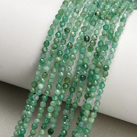 Natural Emerald Beads Strands GG-CBA77FB-B13-2mm-1