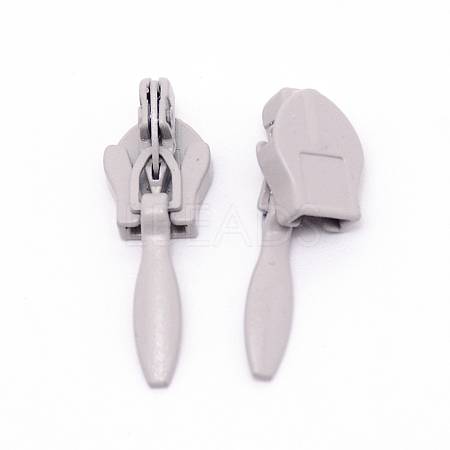 Iron Invisible Zipper Pull Slider Head IFIN-WH0057-09O-1