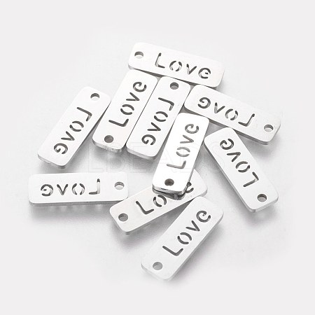 Non-Tarnish 304 Stainless Steel Pendants STAS-Q201-T074-1