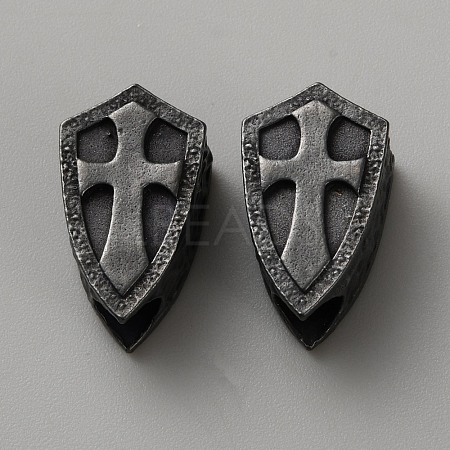 Brass European Beads KK-WH0062-196B-1