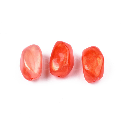 Opaque Acrylic Beads MACR-N009-017D-1