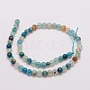 Natural Agate Bead Strands X-G-G882-6mm-C02-1-2