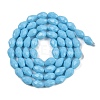 Opaque Solid Color Beads Strands EGLA-N013-P8mm-D10-2