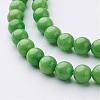 Natural Mashan Jade Round Beads Strands G-D263-8mm-XS17-2