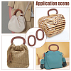 Wooden Bag Handles WOOD-WH0124-21-5