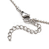304 Stainless Steel Ball Chain Necklaces NJEW-JN02912-04-3