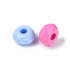 Opaque Plastic European Beads KY-N025-16-2