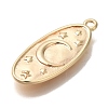 Brass Pendants KK-U038-13G-2