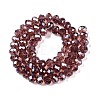 Electroplate Glass Beads Strands EGLA-A044-T8mm-A13-3