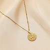 Constellation Coin Stainless Steel Pendant Necklace for Women PW-WG95399-01-1