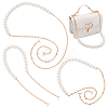 3Pcs 3 Styles ABS Plastic Imitation Pearl Purse Chains FIND-WR0009-73A-1