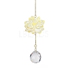 Brass Hollow Lotus Hanging Ornaments HJEW-E012-03G-03-1