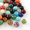Round Imitation Gemstone Acrylic Beads OACR-R029-20mm-M-1