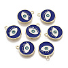 Alloy Enamel Pendants ENAM-N059-32A-3