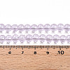 Baking Paint Transparent Glass Beads Strands DGLA-N006-6mm-05-4