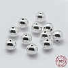 925 Sterling Silver Spacer Beads STER-K171-45S-10mm-3