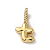 Brass Micro Pave Cubic Zirconia Pendants KK-K345-13T-G-1
