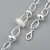 Silver Plated Brass Party Jewelry Sets SJEW-BB11477-4