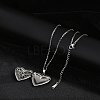 201 Stainless Steel Cable Chain Necklaces NJEW-M050-04B-P-1-2