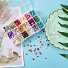360g 18 Colors Freshwater Shell & Gemstone Chip Bead Sets G-CW0001-01-15