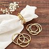 Iron Napkin Rings AJEW-FG0001-65-6