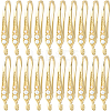 10 Pairs Rack Plating Brass Earring Hooks EJEW-BBC0002-26-7
