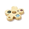Eco-friendly Brass Micro Pave Cubic Zirconia Pendants X-KK-D079-10G-3